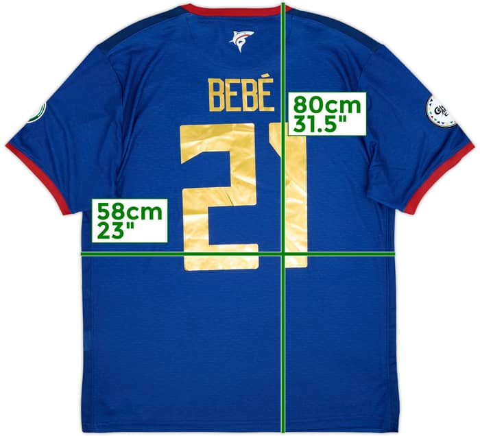 2023-24 Cape Verde Home Shirt Bebe #21 (XXL)
