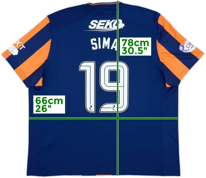 2023-24 Rangers Third Shirt Sima #19 (3XL)