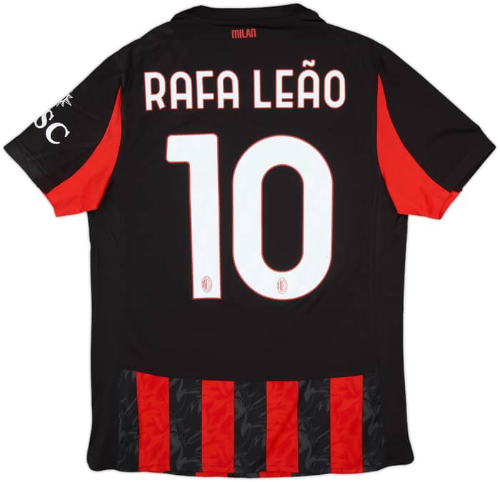 2025-26 AC Milan Authentic Sample Home Shirt Rafa Leao #10 (S)