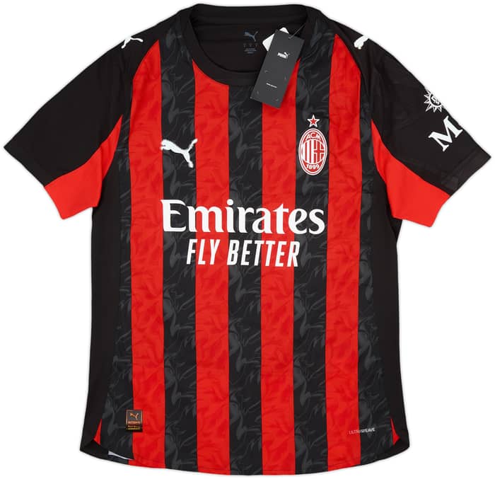 2025-26 AC Milan Authentic Sample Home Shirt Rafa Leao #10 (S)
