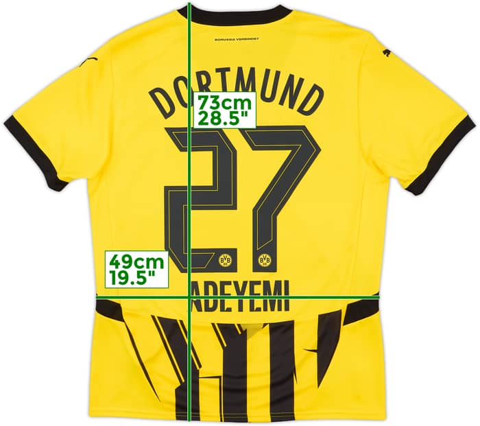 2024-25 Borussia Dortmund Cup Home Shirt Adeyemi #27 - 9/10 - (M)