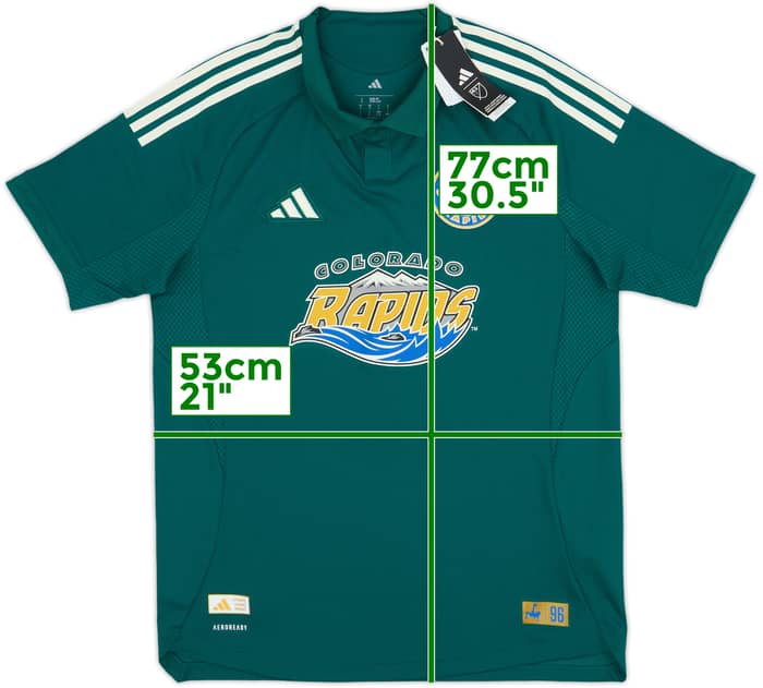 Camiseta auténtica de la tercera equipación del Colorado Rapids 2025 (L)
