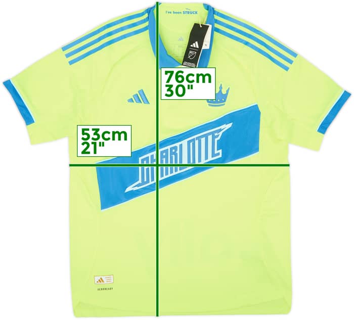 Camiseta auténtica de la tercera equipación del Charlotte FC 2025 (L)