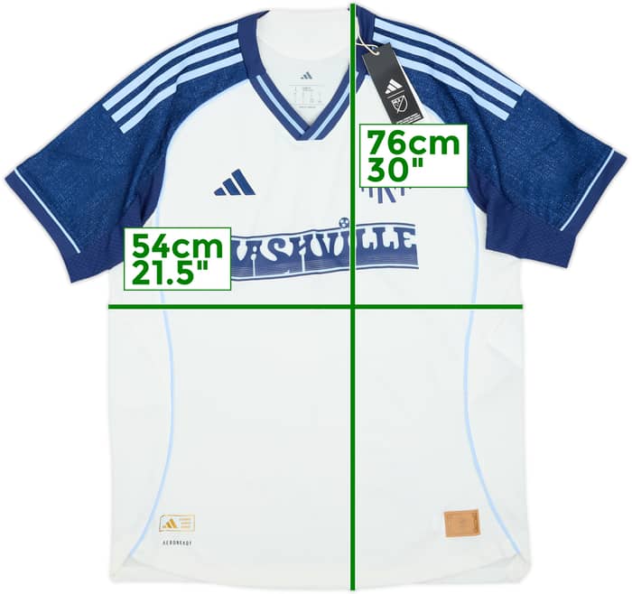 Camiseta auténtica de la tercera equipación del Nashville 2025 (L)