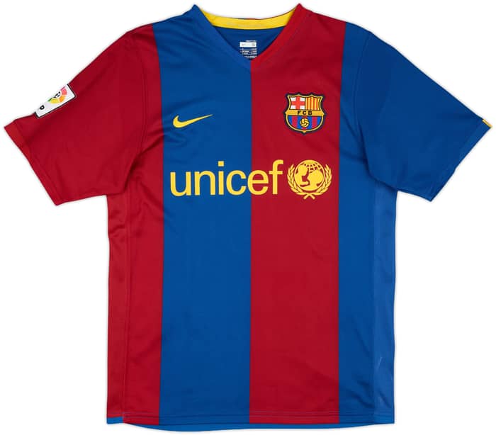 2006-07 Barcelona Home Shirt Ronaldinho #10 - 9/10 - (S)