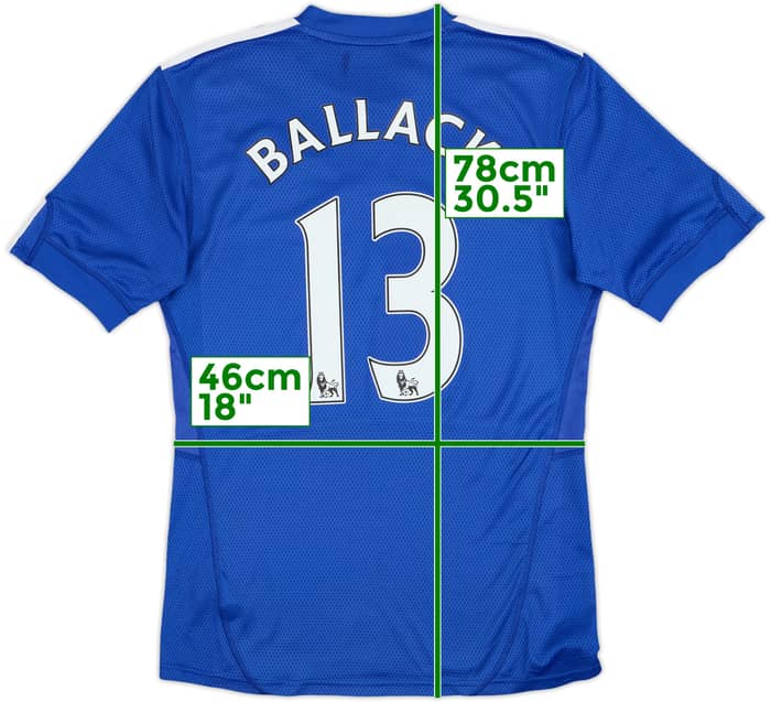 2009-10 Chelsea Home Shirt Ballack #13 - 6/10 - (M)