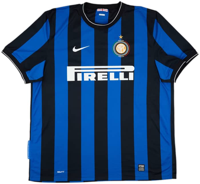 2009-10 Inter Milan Home Shirt Eto'o #9 - 8/10 - (XXL)