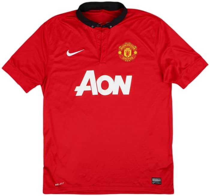 2013-14 Manchester United Home Shirt v.Persie #20 - 6/10 - (L)