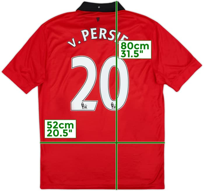 2013-14 Manchester United Home Shirt v.Persie #20 - 6/10 - (L)