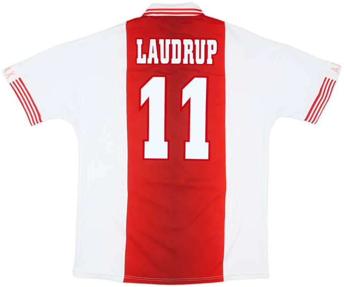 1997-98 Ajax Home Shirt Laudrup #11 - 9/10 - (L)