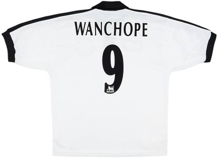 1997-98 Derby County Home Shirt Wanchope #9 - 10/10 - (L)