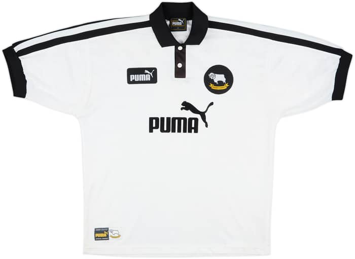 1997-98 Derby County Home Shirt Wanchope #9 - 10/10 - (L)