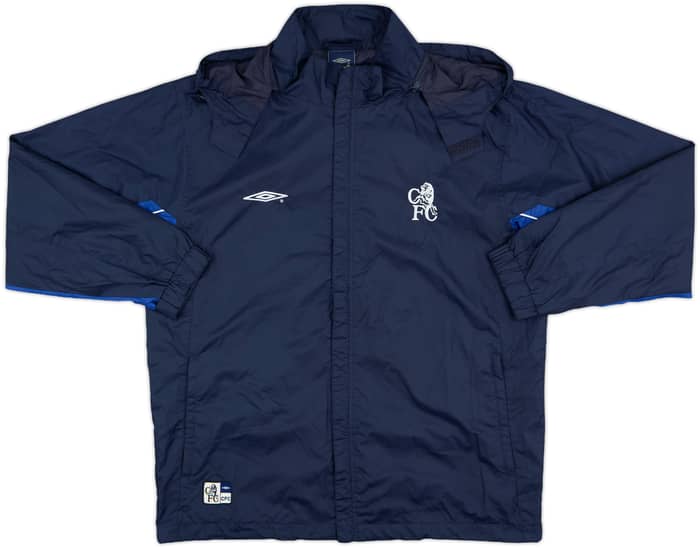 2002-03 Chelsea Umbro Hooded Rain Jacket - 8/10 - (S)