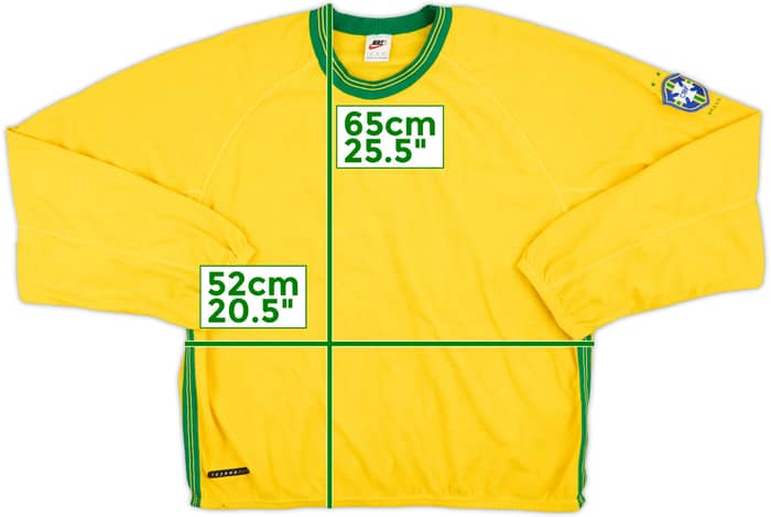 1998-99 Brazil Nike Fleece Top - 8/10 - (M)