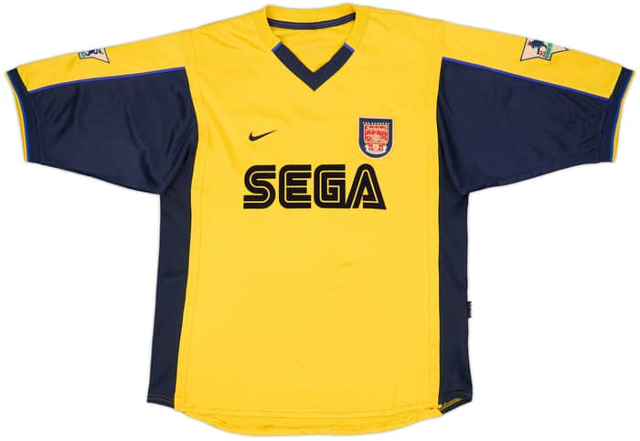 1999-01 Arsenal Away Shirt Bergkamp #10 - 8/10 - (L)