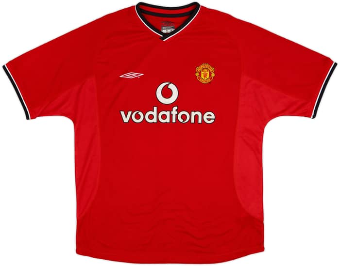 2000-02 Manchester United Home Shirt Keane #16 - 7/10 - (L)