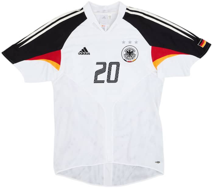 2004-05 Germany Home Shirt Podolski #20 - 8/10 - (L)