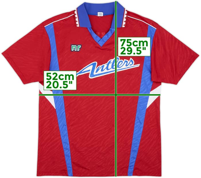 1992 Kashima Antlers Home Shirt - 9/10 - (L)