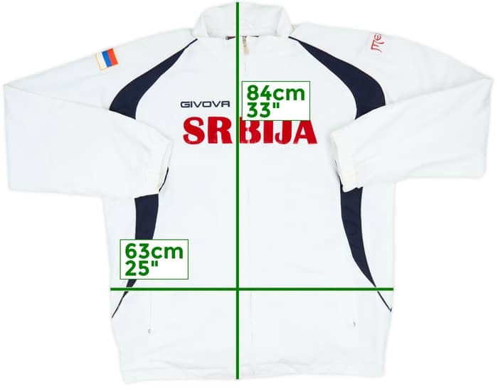 2014 Serbia Winter Olympics Givova Track Jacket - 7/10 - (3XL)