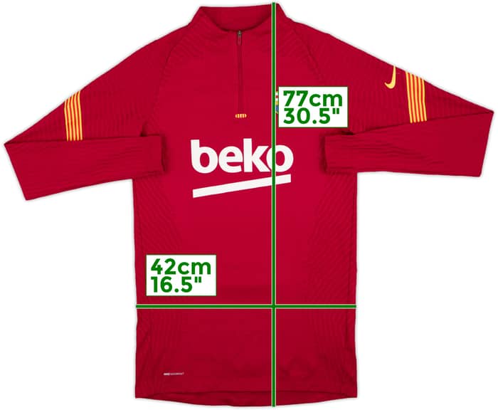 2020-21 Barcelona Vaporknit Nike Sweat Top - 7/10 - (S)