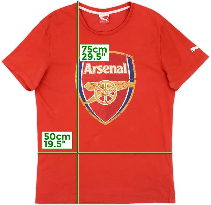 2014-15 Arsenal Puma Cotton Tee - 6/10 - (L)