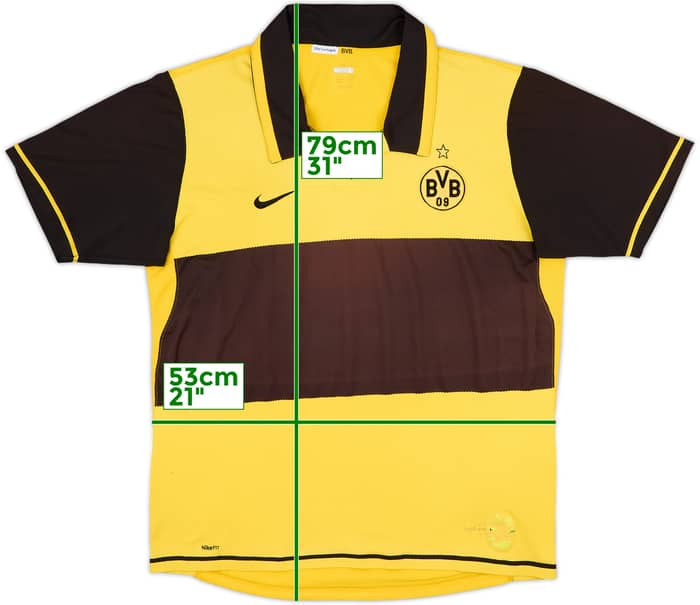 2007-08 Borussia Dortmund Home Shirt - 4/10 - (L)
