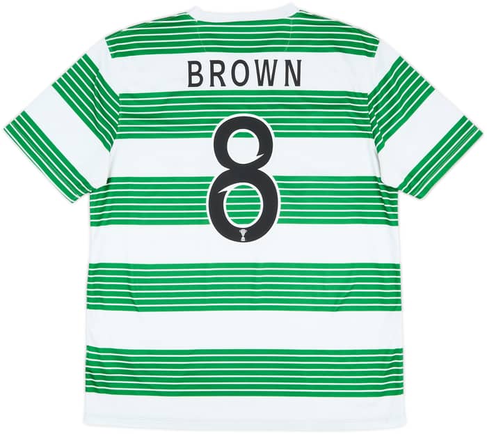 Camiseta de local '125th Anniversary' marrón del Celtic 2012-13 #8 - 6/10 - (L)