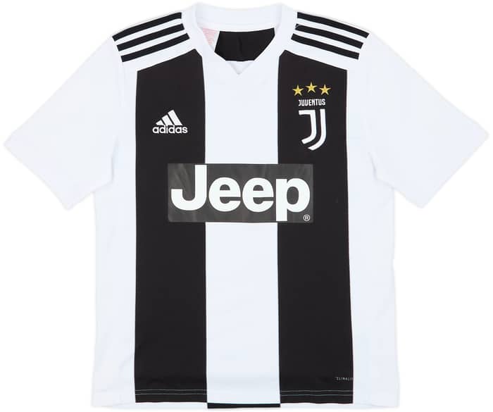 2018-19 Juventus Home Shirt Ronaldo #7 - 8/10 - (L.Boys)