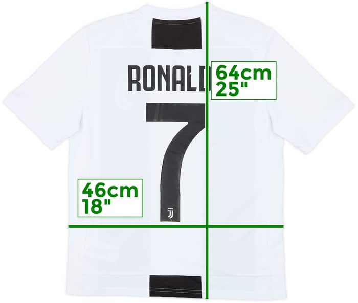2018-19 Juventus Home Shirt Ronaldo #7 - 8/10 - (L.Boys)
