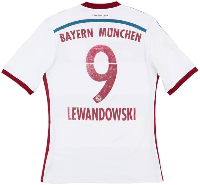 2014-15 Bayern Munich Away Shirt Lewandowski #9 - 5/10 - (S)