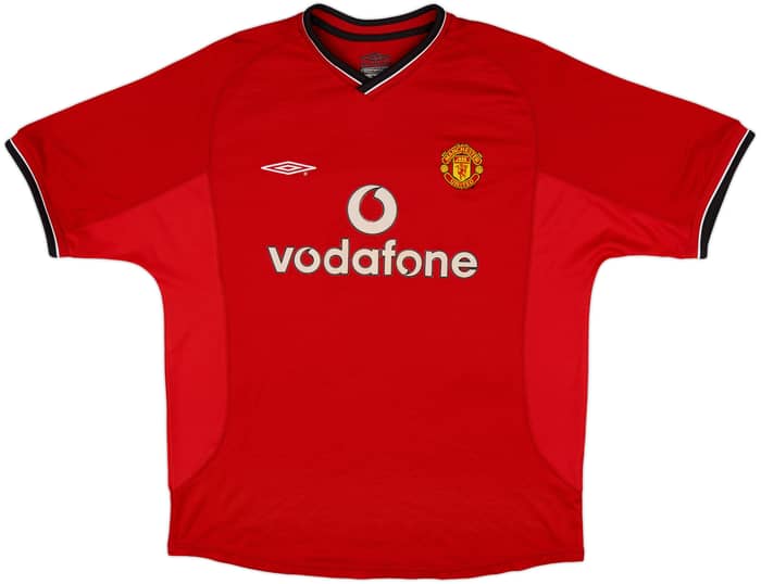 2000-02 Manchester United Home Shirt Keane #16 - 8/10 - (L)