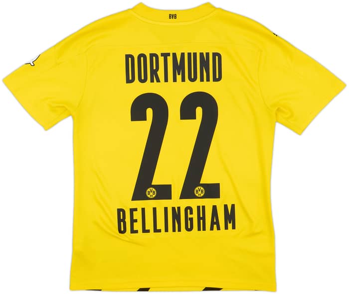 2020-21 Borussia Dortmund Home Shirt Bellingham #22 - 10/10 - (S)