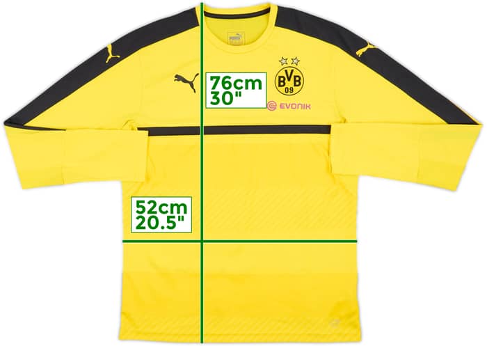 2016-17 Borussia Dortmund Puma Training L/S Shirt - 9/10 - (XL)