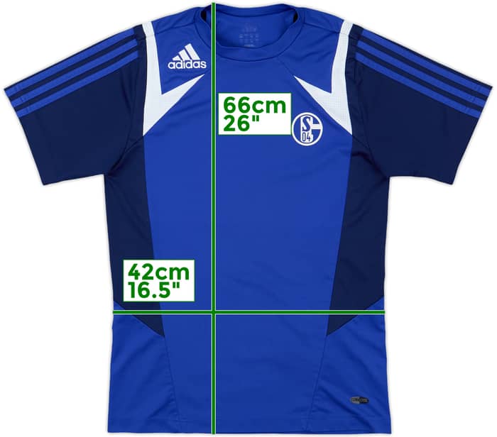 2008-09 Schalke adidas Training Shirt - 8/10 - (XL.Boys)