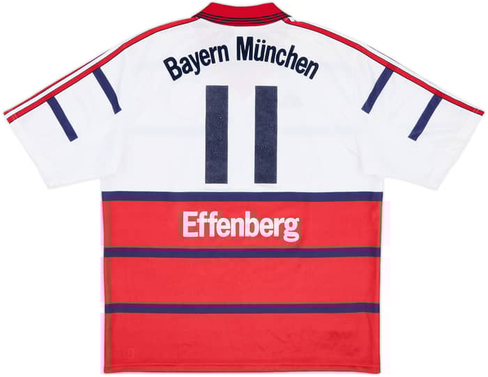 1998-00 Bayern Munich Away Shirt Effenberg #11 - 7/10 - (L)