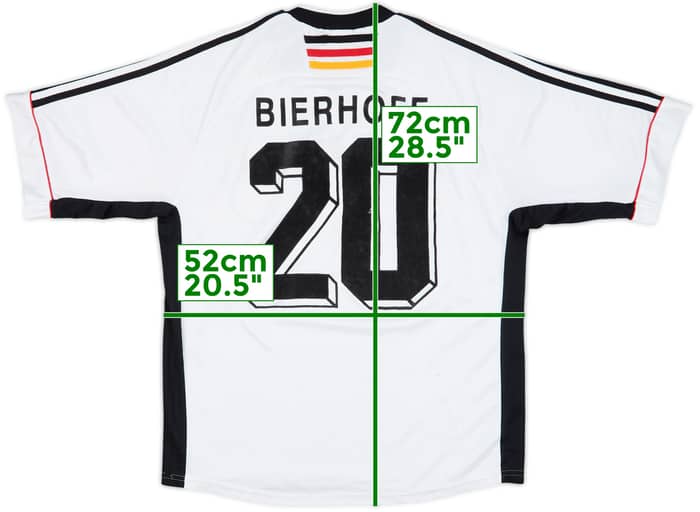 1998-00 Germany Home Shirt Bierhoff #20 - 8/10 - (M)