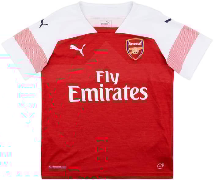 2018-19 Arsenal Home Shirt Saka #87 - 10/10 - (L.Boys)