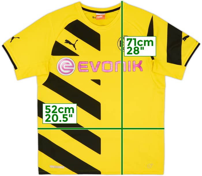 2014-15 Borussia Dortmund Home Shirt - 5/10 - (M)