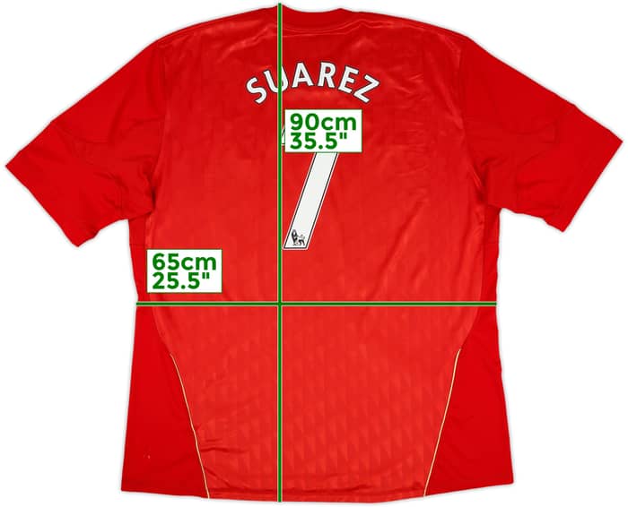 2010-12 Liverpool Home Shirt Suarez #7 - 5/10 - (3XL)