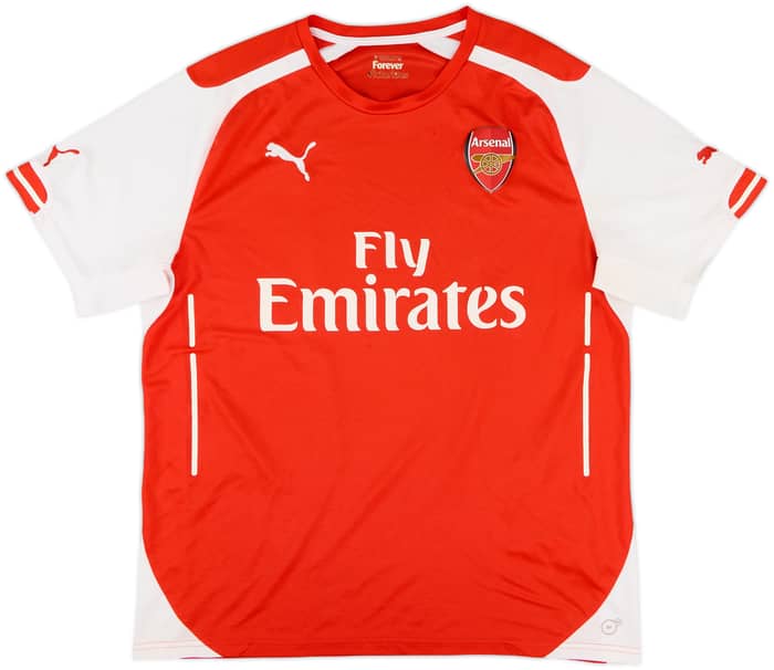 2014-15 Arsenal Home Shirt Arteta #8 - 5/10 - (M)