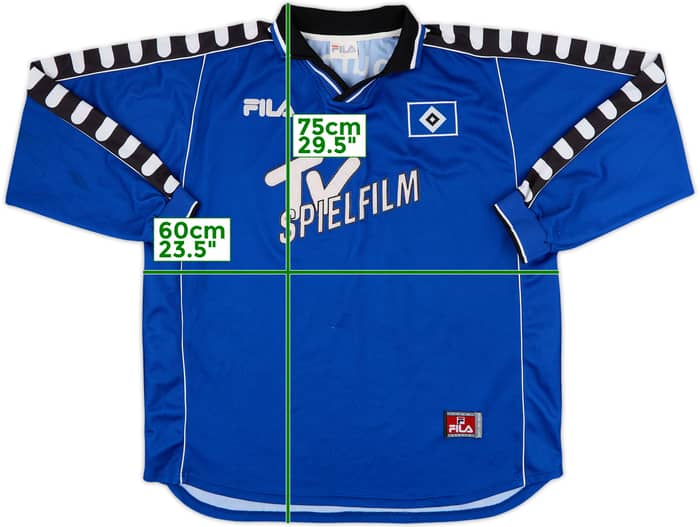 2000-01 Hamburg Away L/S Shirt - 9/10 - (L)