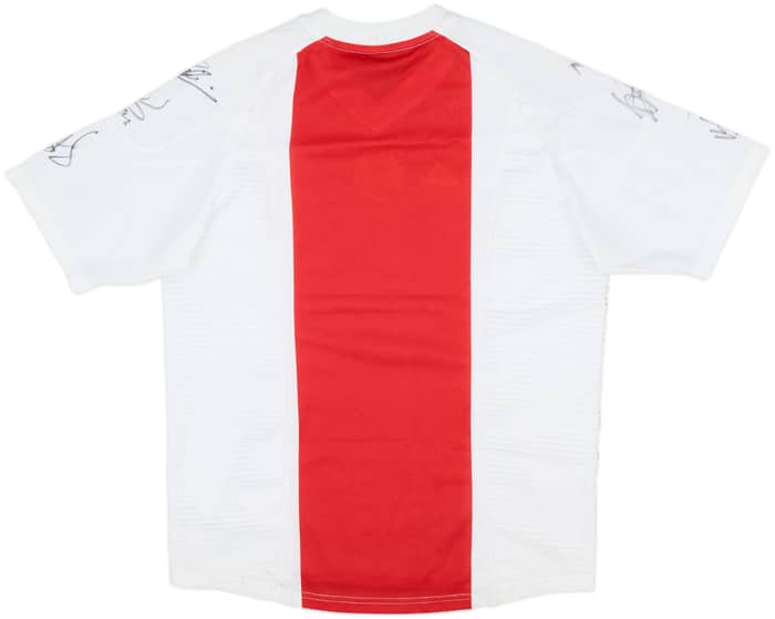 2002-04 Ajax Squad Signed Home Shirt - 5/10 - (XL.Boys)