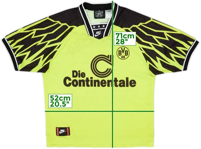 1994-95 Borussia Dortmund Home Shirt - 6/10 - (L)