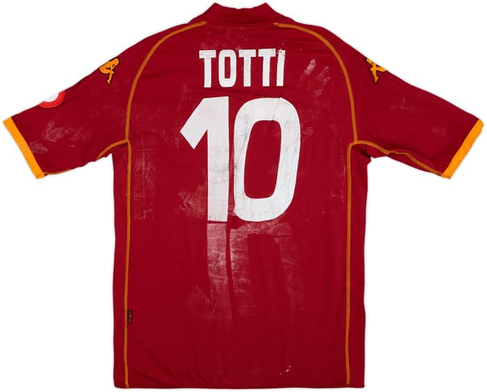 2008-09 Roma Home Shirt Totti #10 - 3/10 - (XL)