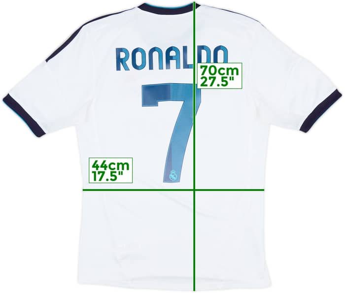 2012-13 Real Madrid Home Shirt Ronaldo #7 - 7/10 - (S)
