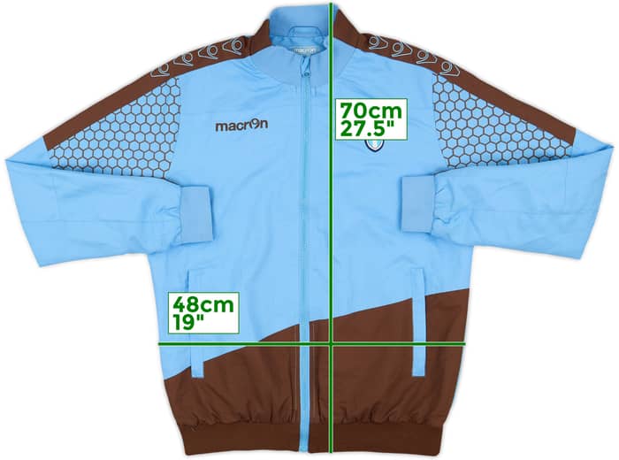 2015-16 Lazio Macron Track Jacket - 8/10 - (XL.Boys)