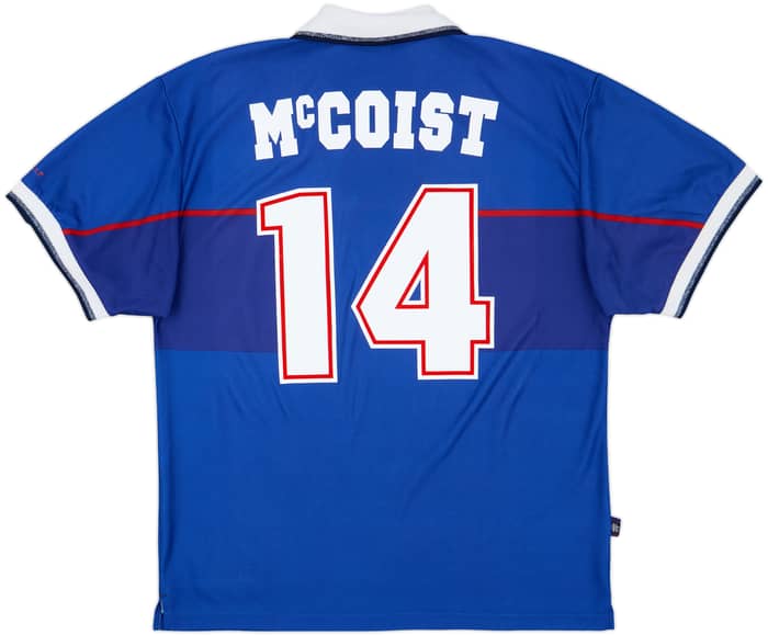 1997-99 Rangers Home Shirt McCoist #14 - 9/10 - (XL)