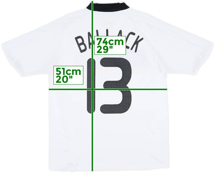 2008-09 Germany Home Shirt Ballack #13 - 8/10 - (XL.Boys)