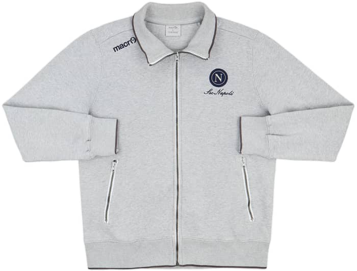 2010-11 Napoli Macron Track Jacket - 9/10 - (L)