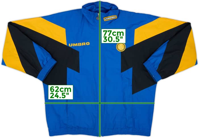 1996-98 Inter Milan Umbro Track Jacket - 7/10 - (M)